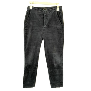 Massimo Dutti Navy Blue Corduroy Pants with pockets Women’s 2